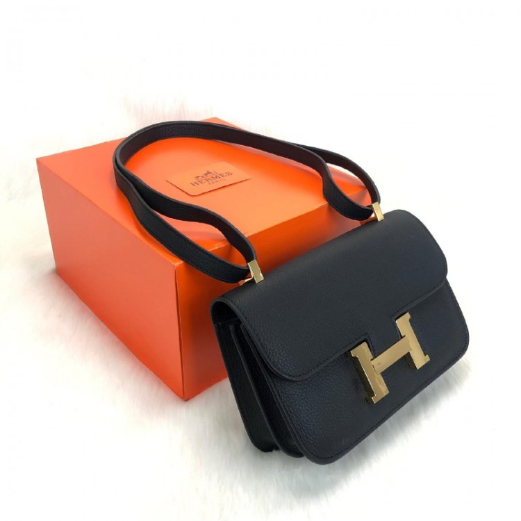 HERMES COSTANCE SİYAH 24 ALTİN